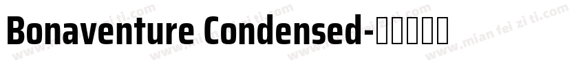 Bonaventure Condensed字体转换